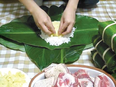 Món ăn, vị thuốc từ bánh chưng - ảnh 1